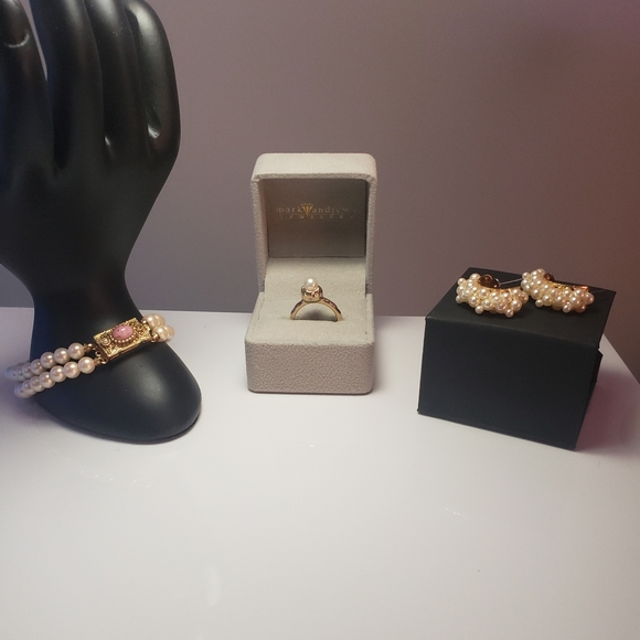 Earings, bracelet, ring ( set) - Picture 1 of 6